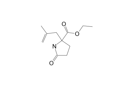 ETHYL-2-(2-METHYLPROP-2-ENYL)-5-OXOPYRROLIDINE-2-CARBOXYLATE