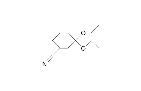 3R-Cyano-cyclohexanone 2R,3R-butanediol acetal