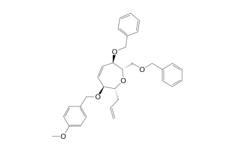 (2R,3S,4Z,6R,7S)-2-Allyl-6-benzyloxy-7-benzyloxymethyl-3-(4-methoxybenzyloxy)-2,3,6,7-tetrahydrooxepin