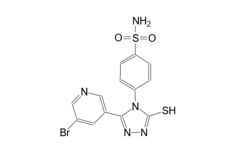 benzenesulfonamide, 4-[3-(5-bromo-3-pyridinyl)-5-mercapto-4H-1,2,4-triazol-4-yl]-
