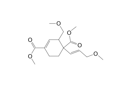 Dimethyl 3-(methoxymethyl)-4-(3-methoxy-1-propenyl)-1-cyclohexene-1,4-dicarboxylate