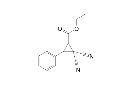 2,2-Dicyano-3-phenyl-cyclopropanecarboxylic acid ethyl ester