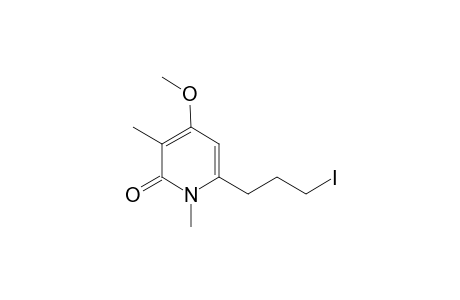 3,N-Dimethyl-6-[1-(3-iodopropyl)]-4-methoxy-2-pyridone