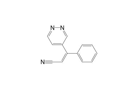 (Z)-3-phenyl-3-(4'-pyridazinyl) propenenitrile