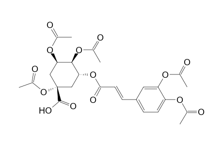 Cyclohexanecarboxylic acid, 1,3,4-tris(acetyloxy)-5-[[3-[3,4-bis(acetyloxy)phenyl]-1-oxo-2-propenyl]oxy]-, [1R-(1.alpha.,3.alpha.,4.alpha.,5.beta.)]-