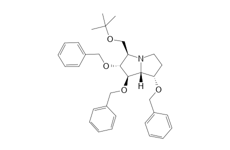 (1R,2R,3R,7S,7aR)-1,2,7-Tris(benzyloxy)-3-(tert-butoxymethyl)hexahydro-1H-pyrrolizine