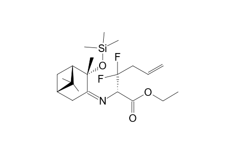 (1'S,2'S,5'S,2S)-Ethyl 2-[(2'-trimethoxypinylidene)amino]-3,3-difluoro-5-hexeno-1-ate