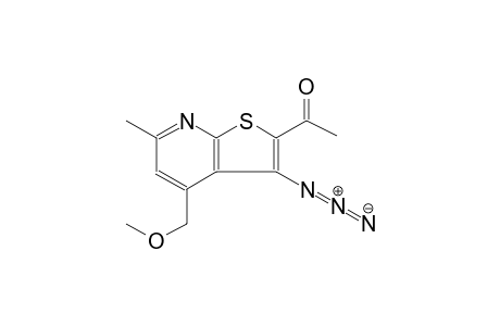 1-(3-Azido-4-methoxymethyl-6-methyl-thieno[2,3-b]pyridin-2-yl)-ethanone