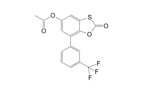 1,3-benzoxathiol-2-one, 5-(acetyloxy)-7-[3-(trifluoromethyl)phenyl]-