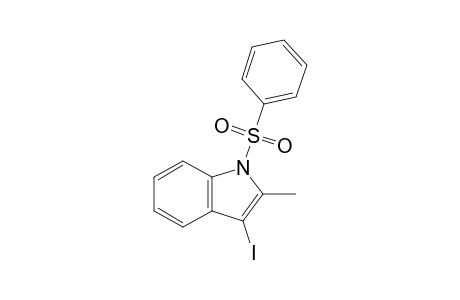 1-Phenylsulfonyl-3-iodo-2-methylindole