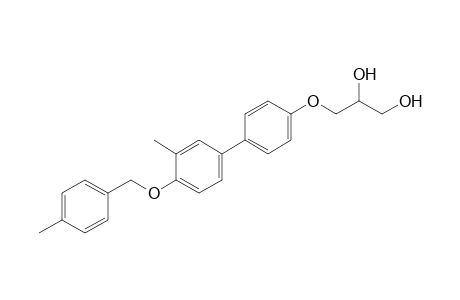 3-[3'-Methyl-4'-(4-methylbenzyloxy)biphenyl-4-yloxy]propane-1,2-diol
