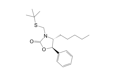(4R,5R)-3-(tert-butylsulfanylmethyl)-4-pentyl-5-phenyl-oxazolidin-2-one