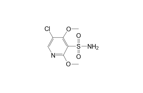 Pyridine-3-sulfonamide, 5-chloro-2,4-dimethoxy-