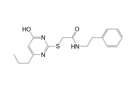 acetamide, 2-[(4-hydroxy-6-propyl-2-pyrimidinyl)thio]-N-(2-phenylethyl)-