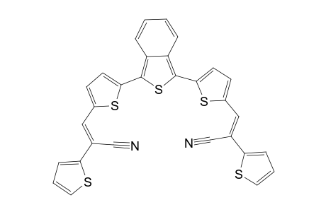 (E)-3-[5-[3-[5-[(E)-2-cyano-2-(2-thienyl)vinyl]-2-thienyl]-2-benzothiophen-1-yl]-2-thienyl]-2-(2-thienyl)prop-2-enenitrile
