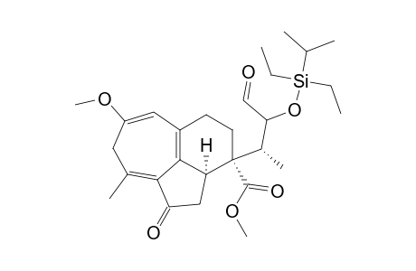 METHYL-(2ASR,2'RS,3'SR)-3-(2'-DIETHYLISOPROPYLSILYLOXY-1'-OXO-BUT-3'-YL)-2,2A,3,4,5,8-HEXAHYDRO-7-METHOXY-9-METHYL-1-OXO-1H-BENZ-[CD]-AZULENE-3-C