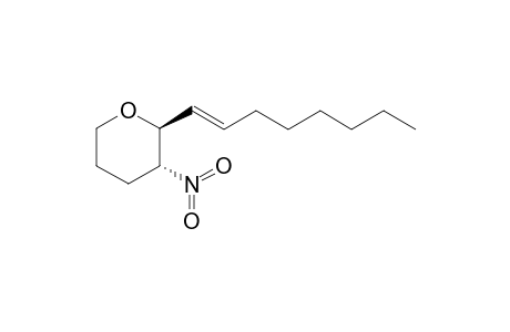 trans-2-[(E)-Oct-1'-enyl]-3-nitrotetrahydropyran