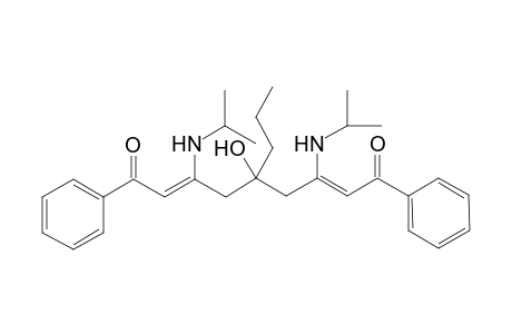 5-Hydro-3,7-bis(isopropylamino)-1,9-diphenyl-5-propylnona-2,7-dien-1,9-dione