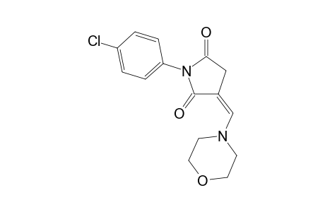 (3Z)-1-(4-chlorophenyl)-3-(morpholinomethylene)pyrrolidine-2,5-quinone