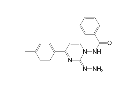 Benzamide, N-[2-hydrazono-4-(4-methylphenyl)-1(2H)-pyrimidinyl]-