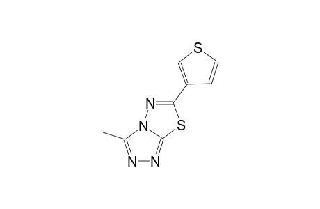 [1,2,4]Triazolo[3,4-b][1,3,4]thiadiazole, 3-methyl-6-(3-thienyl)-