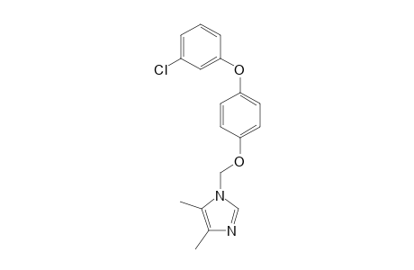1H-Imidazole, 1-[[4-(3-chlorophenoxy)phenoxy]methyl]-4,5-dimethyl-