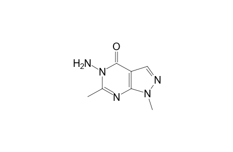 5-amino-1,6-dimethyl-1H-pyrazolo[3,4-d]pyrimidin-4(5H)-one