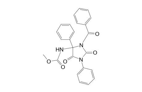 Carbamic acid, (3-benzoyl-2,5-dioxo-1,4-diphenyl-4-imidazolidinyl)-, methyl ester