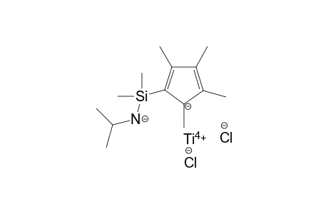 Dichloro{eta5:eta1-N-dimethyl(tetamethylcyclopentadienyl)silyl]-isopropylamido}titanium