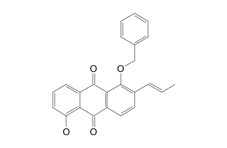 1-(Benzyloxy)-5-hydroxy-2-(prop-1'-enyl)anthraquinone