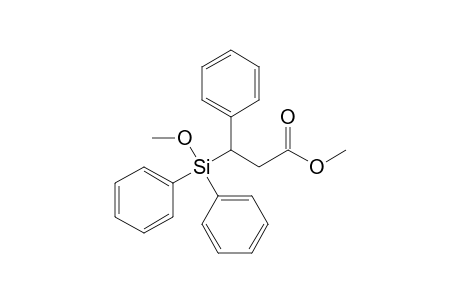 3-[methoxy(diphenyl)silyl]-3-phenyl-propionic acid methyl ester