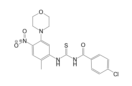 thiourea, N-(4-chlorobenzoyl)-N'-[2-methyl-5-(4-morpholinyl)-4-nitrophenyl]-