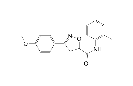 5-isoxazolecarboxamide, N-(2-ethylphenyl)-4,5-dihydro-3-(4-methoxyphenyl)-
