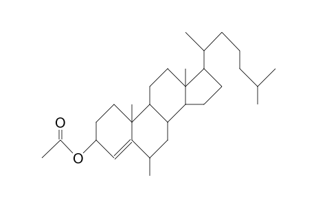 3b-Acetoxy-6a-methyl-5a-cholest-4-ene