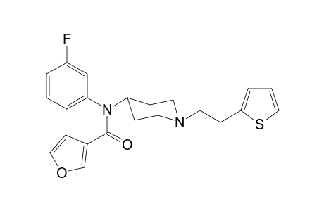 N-3-Fluorophenyl-N-(1-[2-(thiophen-2-yl)ethyl]-piperidin-4-yl)furan-3-carboxamide