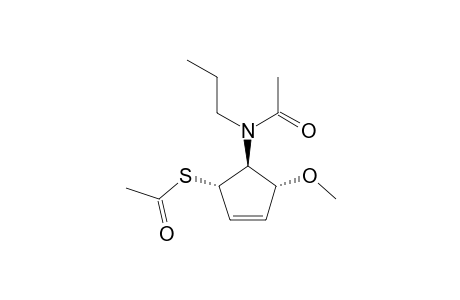 3-(THIOACETOXY)-4-(N-PROPYLAMINO)-5-METHOXYCYClOPENTENE