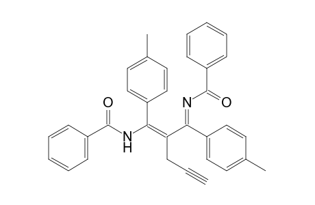 4-Benzamido-1-benzoyl-3-propargyl-2,4-bis(4-tolyl)-1-azabuta-1,3-diene