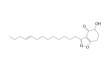 4,5,6,7-Tetrahydrobenz[z]isoxazole-5-ol-4-one, 3-[9-tridecenyl]-