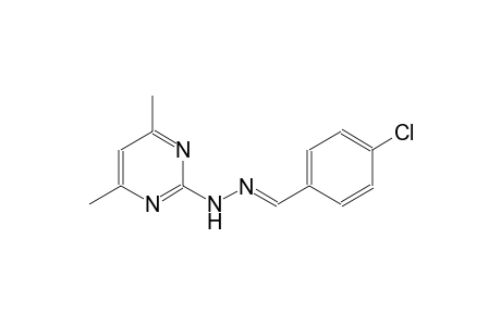 4-chlorobenzaldehyde (4,6-dimethyl-2-pyrimidinyl)hydrazone