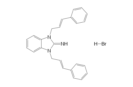 1,3-Dicinnamyl-2,3-dihydro-benzimidazole-2-imine - hydrobromide