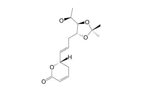 6R-[4,5-IZOPROPYLIDENEDIOXY-6-HYDROXY-1E-HEPTENYL]-5,6-DIHYDRO-2H-PYRAN-2-ONE