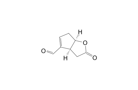 2H-Cyclopenta[b]furan-4-carboxaldehyde, 3,3a,6,6a-tetrahydro-2-oxo-, cis-(.+-.)-