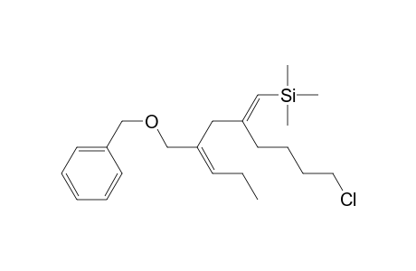 4-(Benzyloxymethyl)-2-(4-chlorobutyl)-1-(trimethylsilyl)-1,4-heptadiene