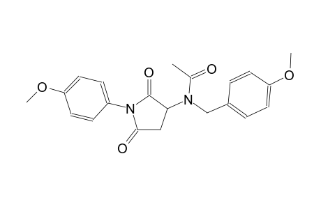 N-(4-methoxybenzyl)-N-[1-(4-methoxyphenyl)-2,5-dioxo-3-pyrrolidinyl]acetamide