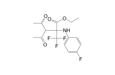 norvaline, 3-acetyl-N-(4-fluorophenyl)-4-oxo-2-(trifluoromethyl)-,ethyl ester