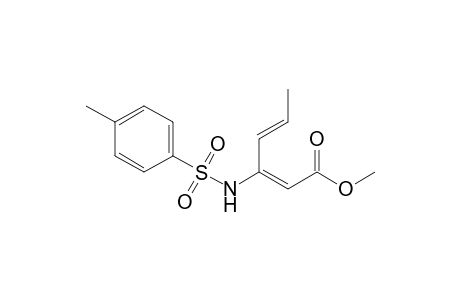 Methyl 3-(tosylamino)-2,4-hexadienoate