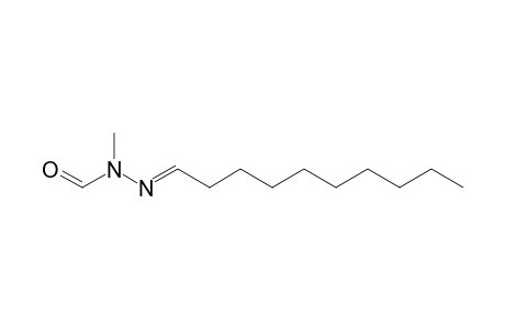Decanal, N-formyl-N-methylhydrazone