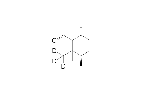 2-(Trideuteriomethyl)-2,3,6-trimethylcyclohexane-1-carbaldehyde
