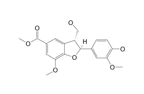 CURLIGNAN;2-(4'-HYDROXY-3'-METHOXYPHENYL)-5-ACETOXY-3-HYDROXYMETHYL-7-METHOXYBENZOFURAN