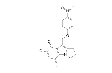6-Methoxy-4-[(4-nitrophenoxy)methyl]-2,3-dihydro-1H-pyrrolo[1,2-a]indole-5,8-dione